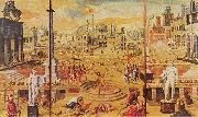 Antoine Caron The Massacre of the Triumvirate oil painting